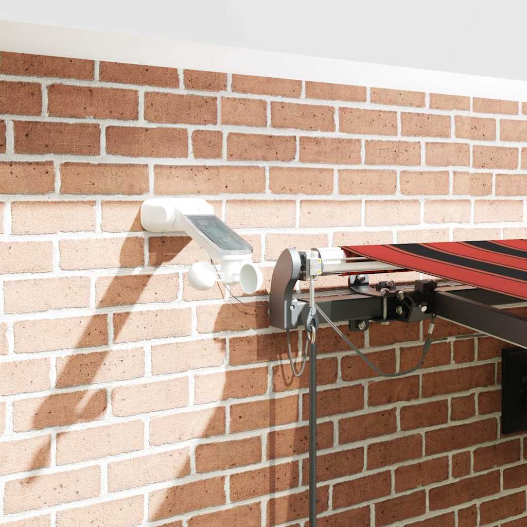 Tenda Retrattile con arancione e marrone 450 × 350 cm Tessuto - homemem39