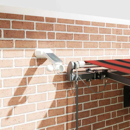 Tenda Retrattile con arancione e marrone 450 × 350 cm Tessuto - homemem39