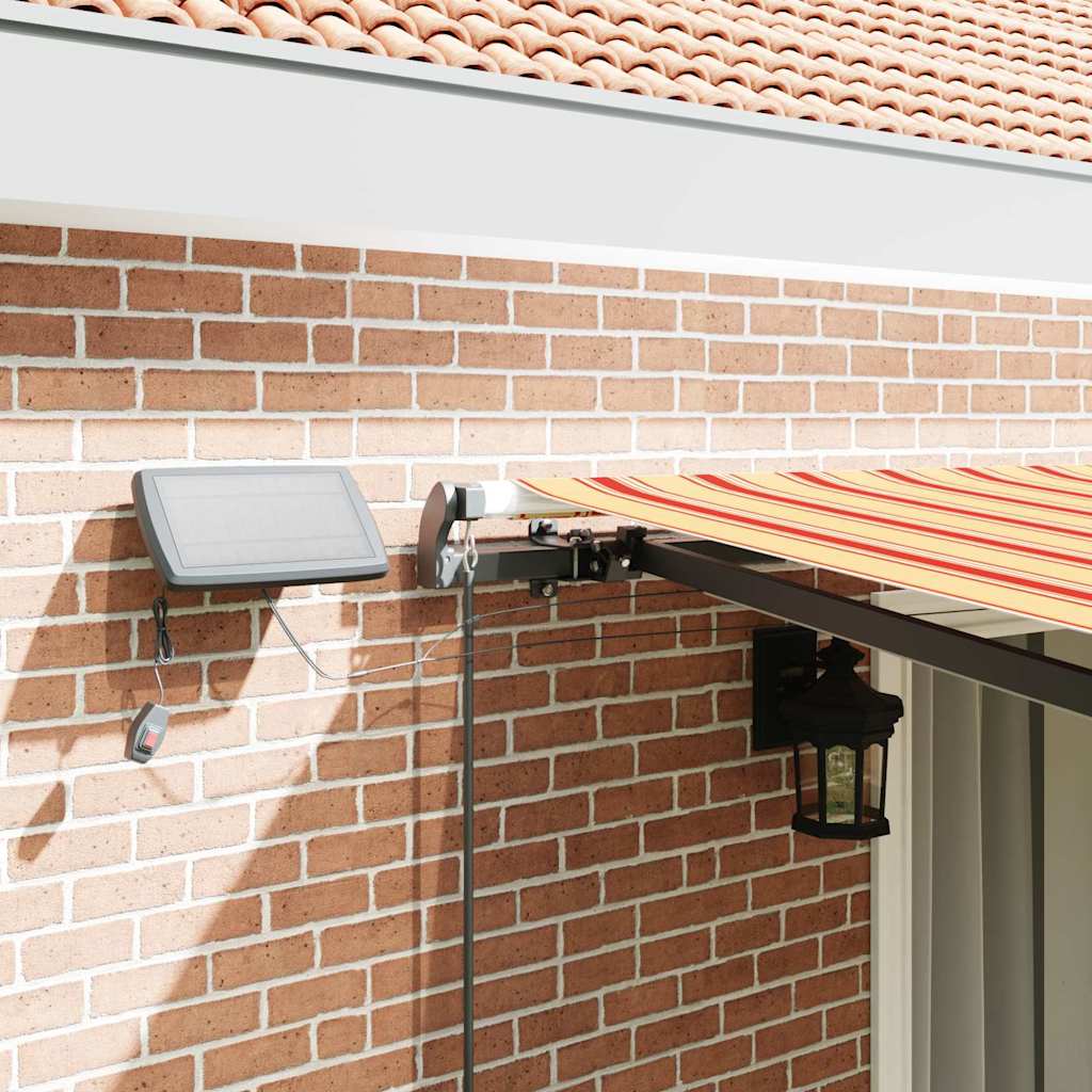 Tenda Retrattile giallo e arancione 450 ×350 cm Tessuto - homemem39