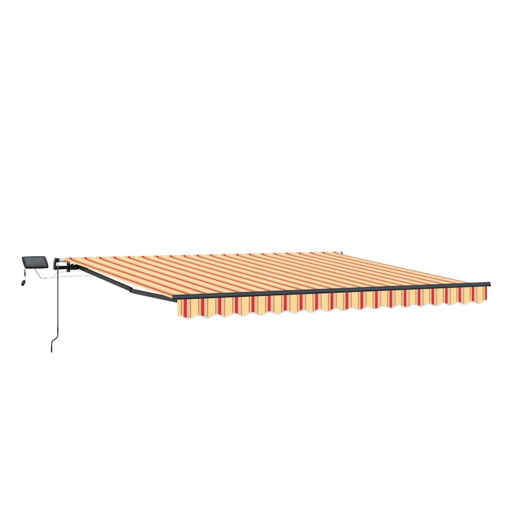 Tenda Retrattile giallo e arancione 450 ×350 cm Tessuto - homemem39
