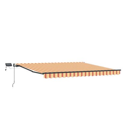 Tenda Retrattile giallo e arancione 450 ×350 cm Tessuto - homemem39