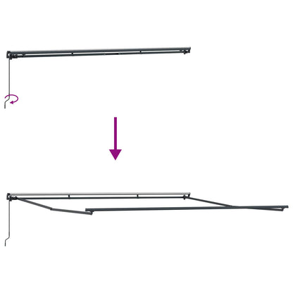Tenda retrattile Multicolore 450 × 350 cm | homemem39