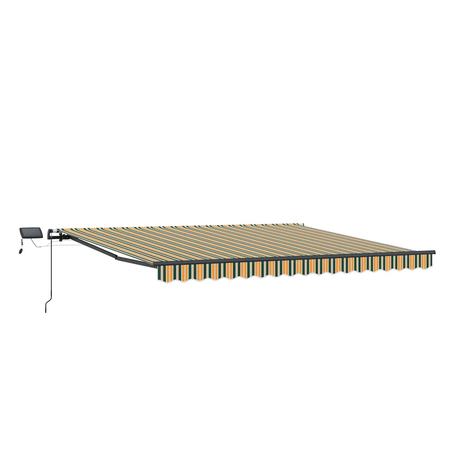 Tenda retrattile Verde e giallo 450 × 350 cm