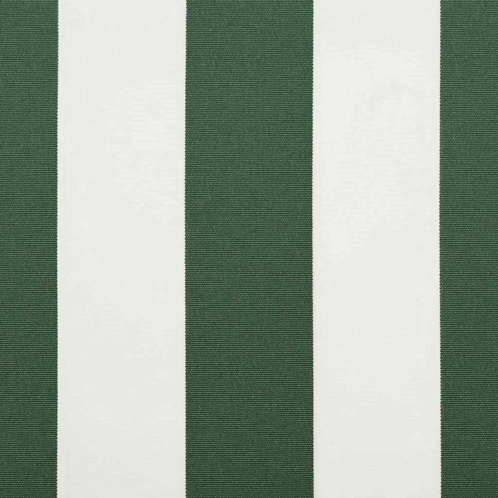 Tenda da Sole Verde e Bianco 450 x 350 x 165 cm Poliestere | homemem39