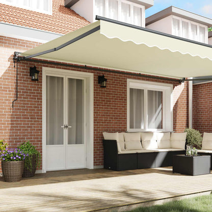 Struttura della tenda Crema 500 × 300 cm | homemem39