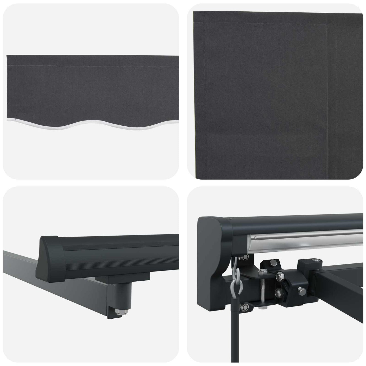 Struttura della tenda Antracite 500 × 300 cm | homemem39