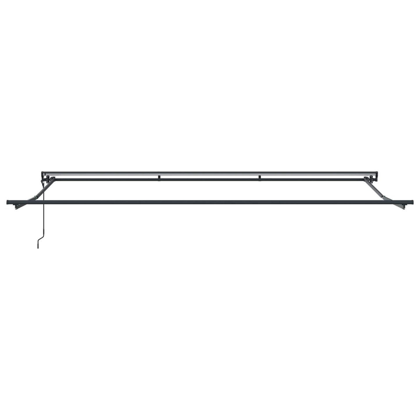 Tenda Retrattile Antracite 500 × 300 cm Poliestere e Alluminio | homemem39
