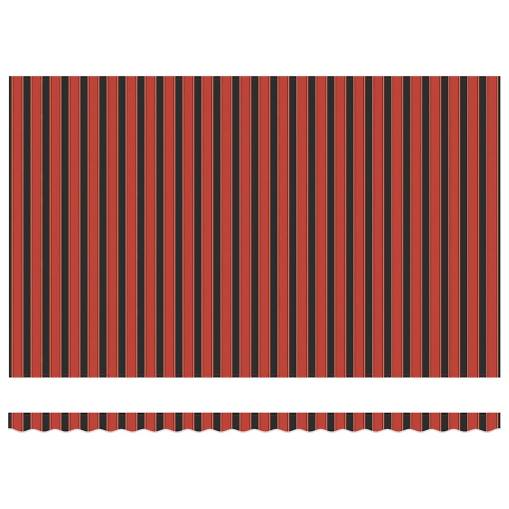 Tenda Retrattile con arancione e marrone 500 ×300 cm Tessuto - homemem39