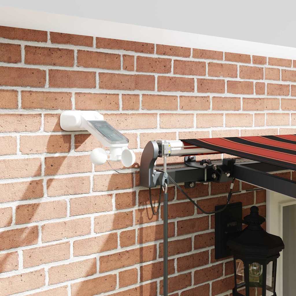 Tenda Retrattile con arancione e marrone 500 × 300 cm Tessuto - homemem39