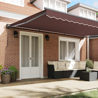 Struttura della tenda Marrone 500 × 300 cm