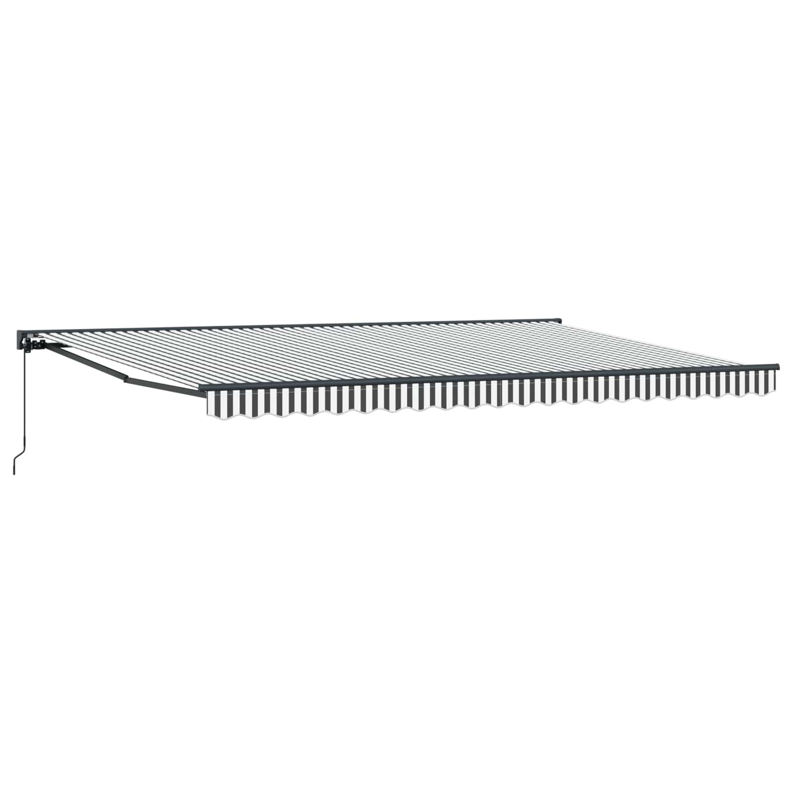 Struttura della tenda Antracite e Bianco 500 × 300 cm | homemem39