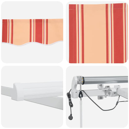 Tenda Retrattile Giallo e Arancione 500 × 300 cm - homemem39