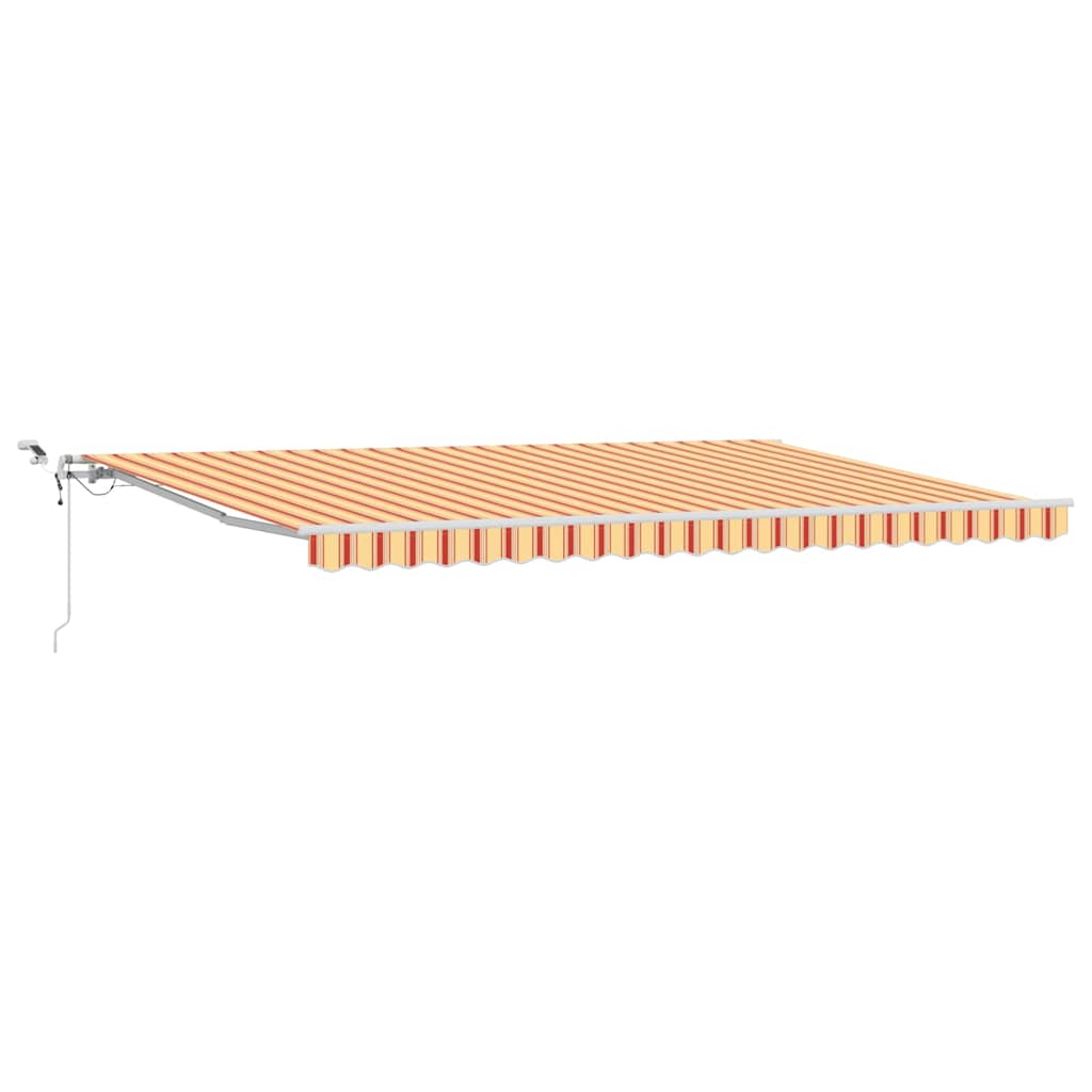 Tenda Retrattile Giallo e Arancione 500 × 300 cm - homemem39