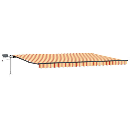 Tenda retrattile Giallo e Arancione 500 × 300 cm | homemem39