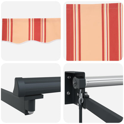 Tenda retrattile Giallo e Arancione 500 x 300 x 165 cm | homemem39
