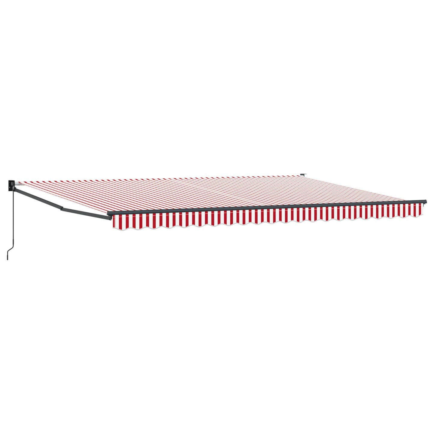 Tenda retrattile Rosso e Bianco 500 x 300 x 165 cm | homemem39