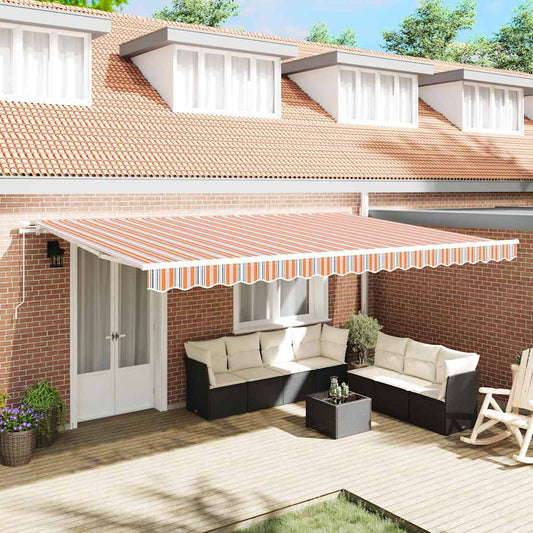 Tenda retrattile Multicolore 500 x 300 x 165 cm | homemem39