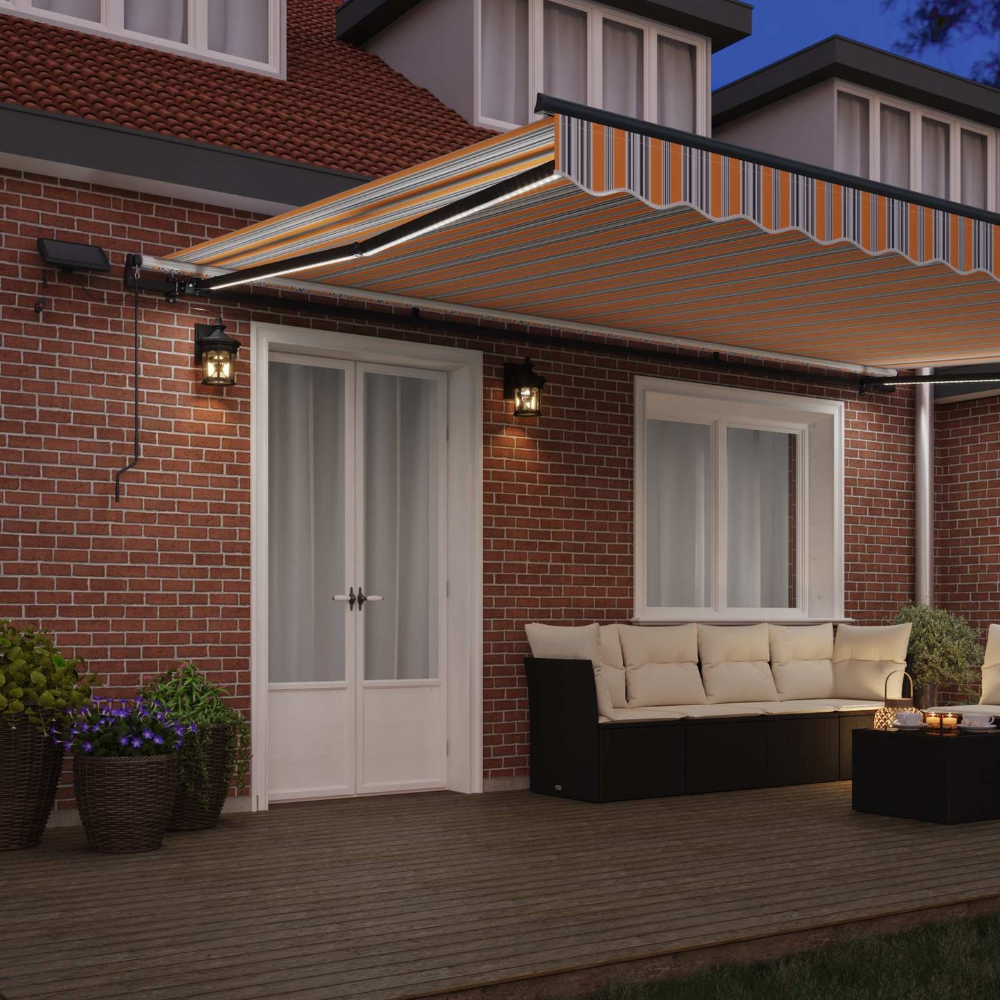 Tenda retrattile Multicolore 500 x 300 x 165 cm | homemem39