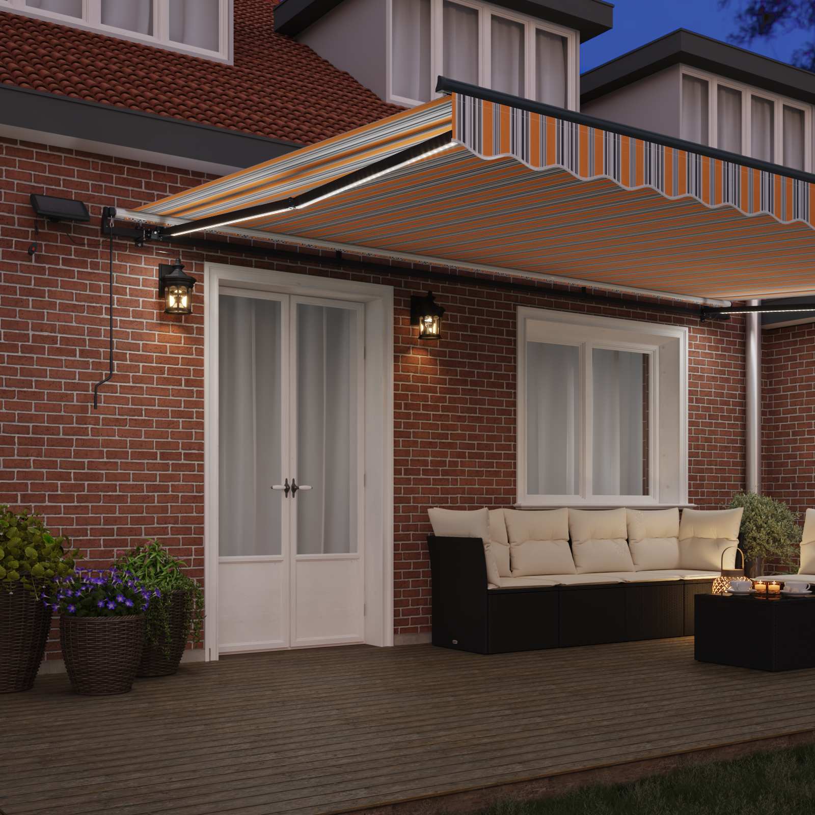 Tenda retrattile Multicolore 500 x 300 x 165 cm | homemem39