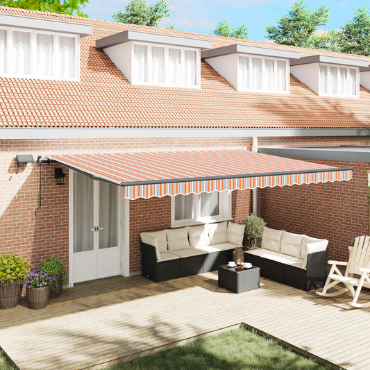 Tenda retrattile Multicolore 500 x 300 x 165 cm | homemem39