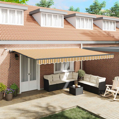 Tenda retrattile Multicolore 500 × 300 cm Poliestere