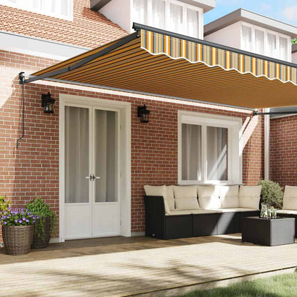 Tenda Retrattile Multicolore 500x300 cm Tessuto - homemem39