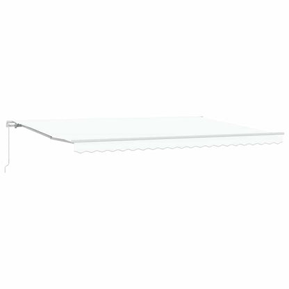 Tenda retrattile Bianco 500 x 300 x 165 cm | homemem39