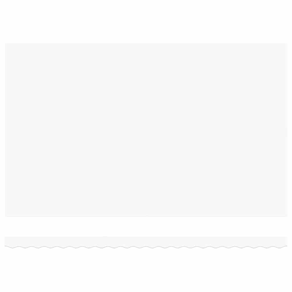 Tenda Retrattile Bianco 500 × 300 cm Tessuto e Metallo - homemem39