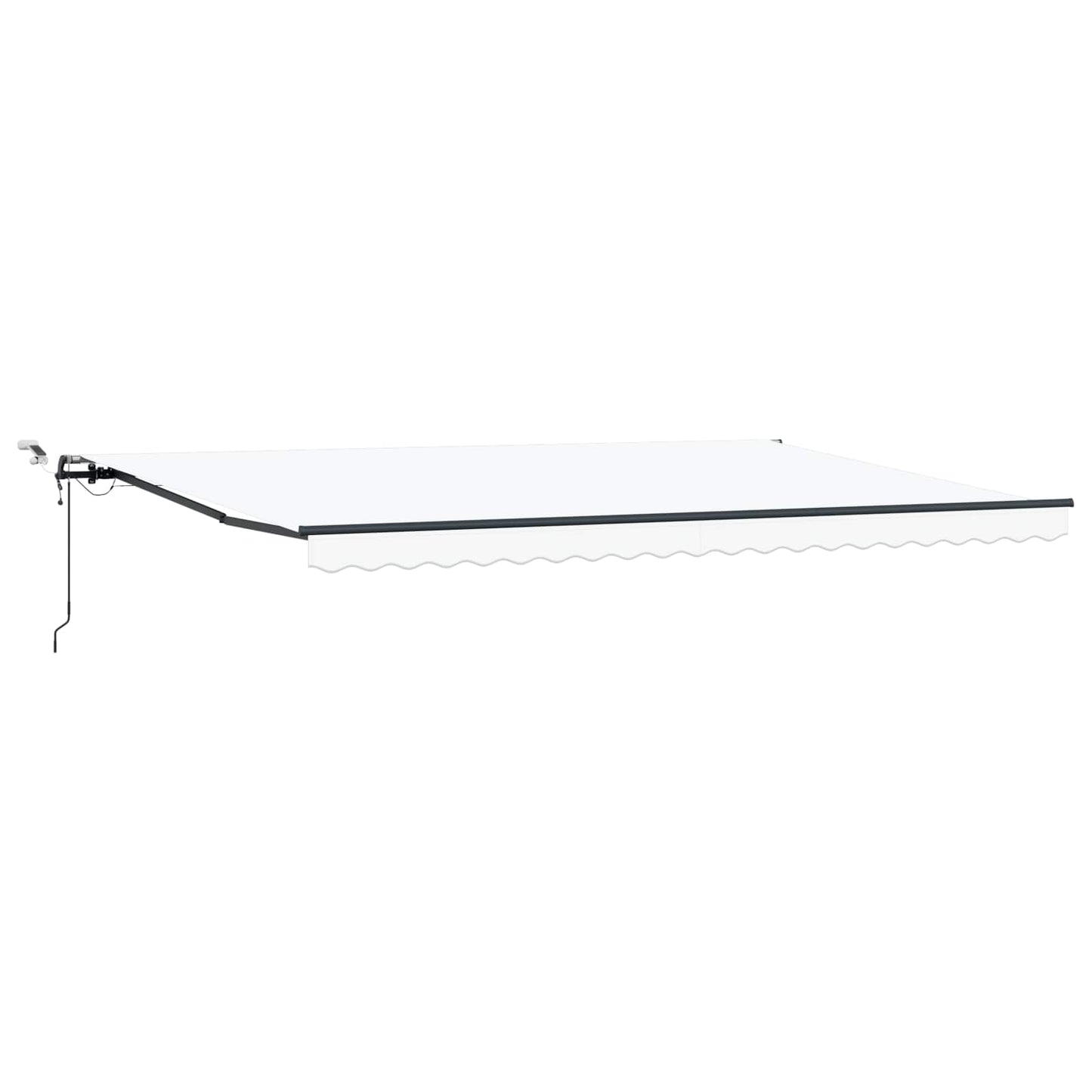 Tenda retrattile Bianco 500 × 300 cm Poliestere | homemem39