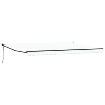 Tenda retrattile Bianco 500 x 300 x 165 cm Poliestere e Metallo | homemem39