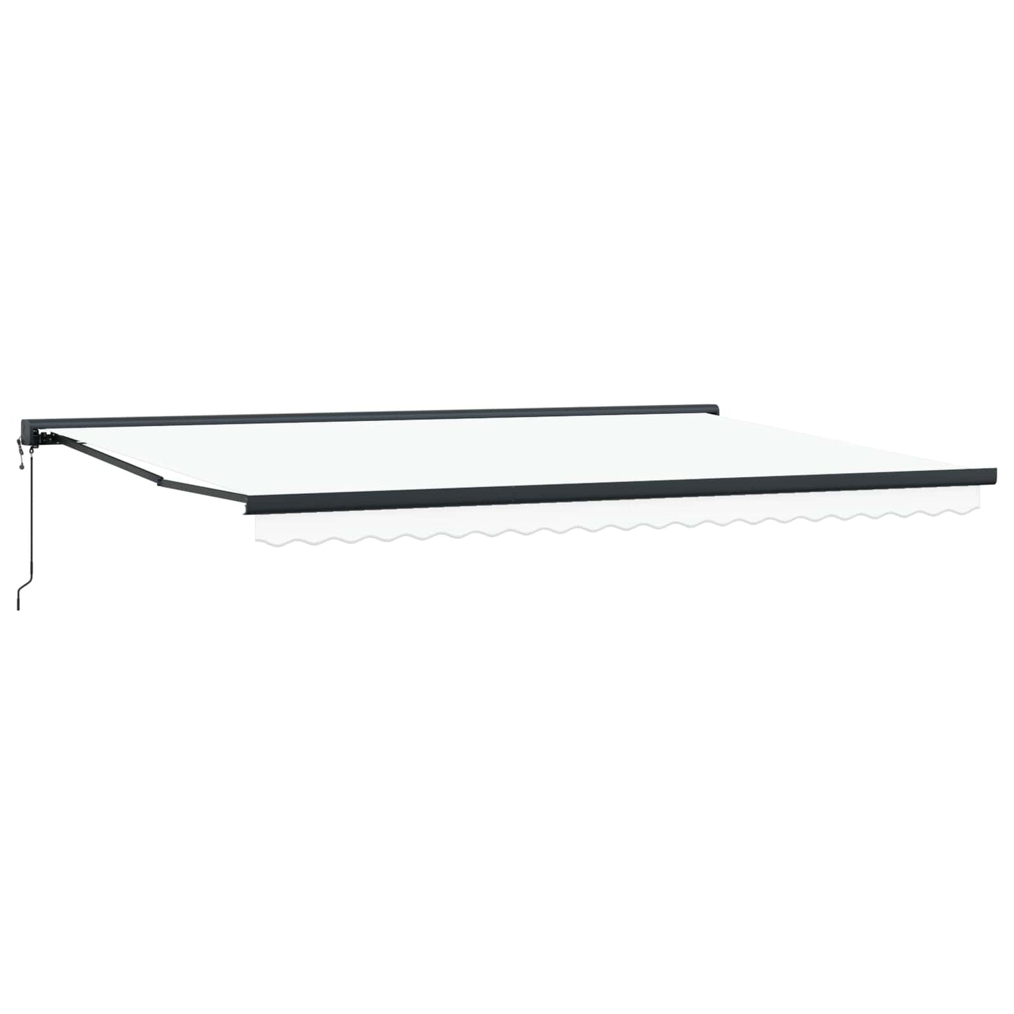 Tenda retrattile Bianco 500 x 300 x 165 cm Tessuto e Metallo | homemem39