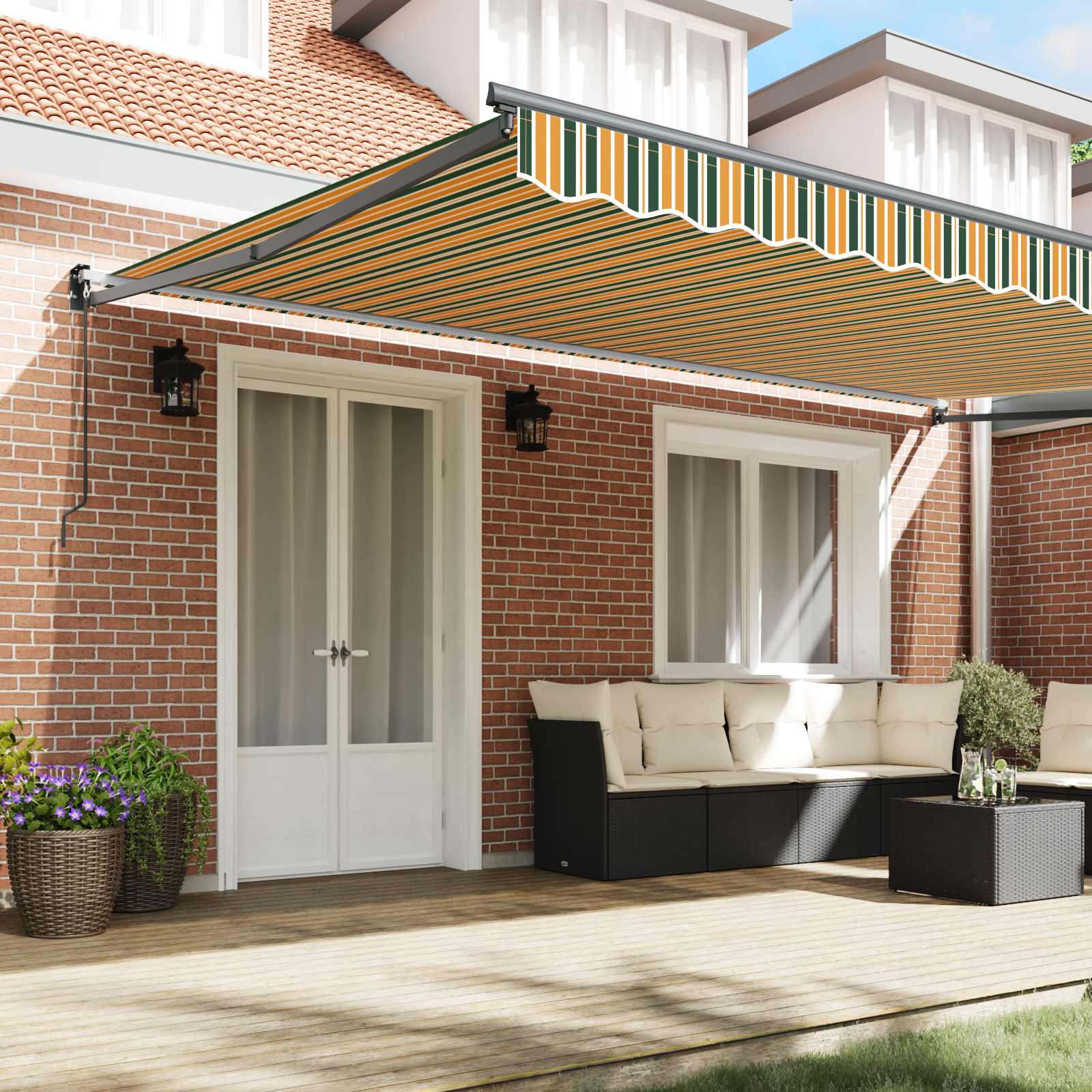 Tenda retrattile Multicolore 500 × 300 cm | homemem39