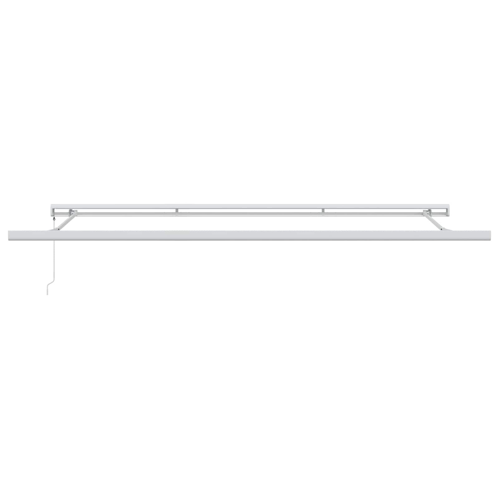 Tenda retrattile Verde e Bianco 500 × 300 cm Tela e Alluminio | homemem39