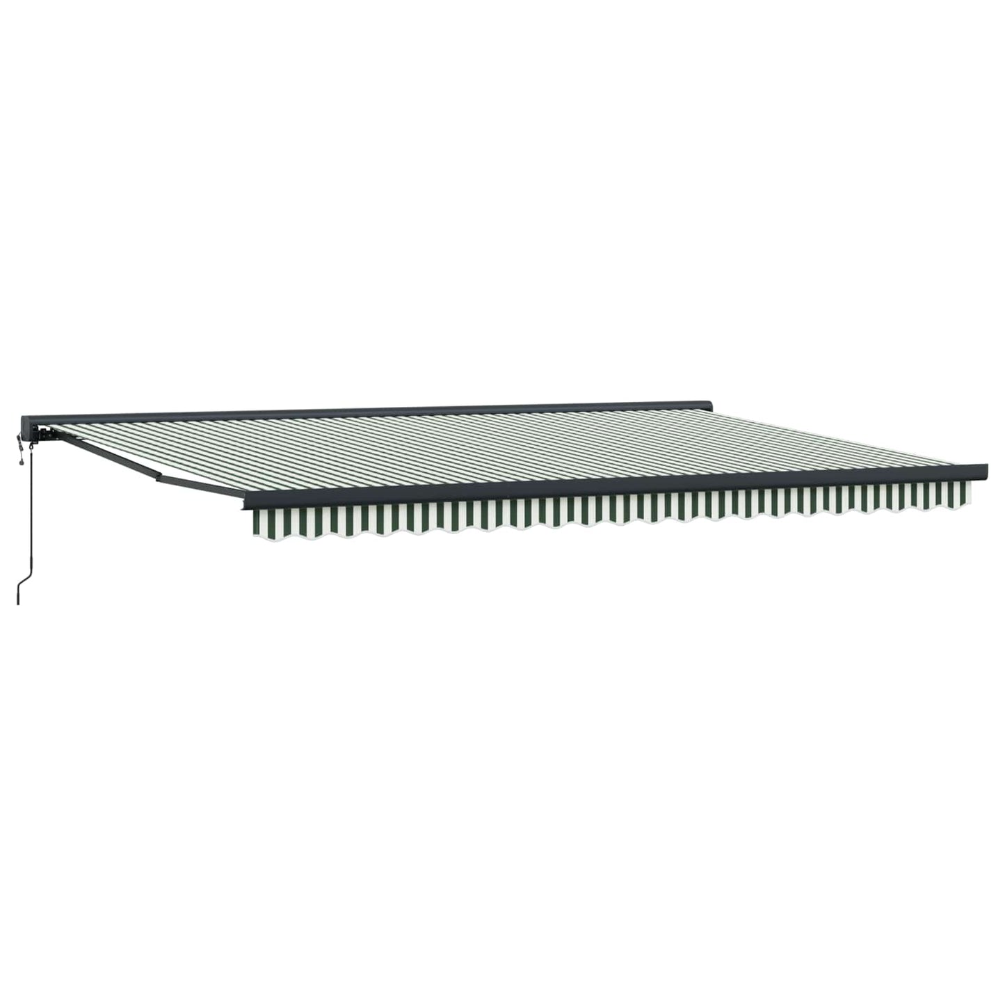 Tenda retrattile Verde e Bianco 500 x 300 x 165 cm | homemem39