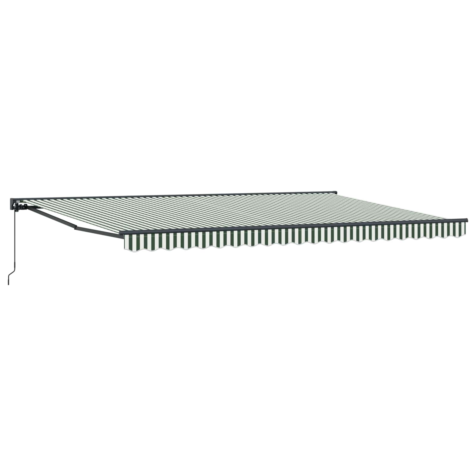 Struttura della tenda Verde e Bianco 500 × 300 cm | homemem39