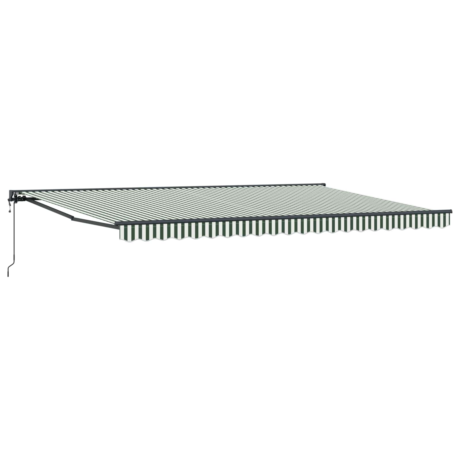 Struttura della tenda Verde e Bianco 500 × 300 cm | homemem39