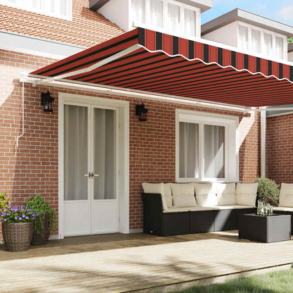 Tenda Retrattile Arancione e Marrone 500 × 350 cm | homemem39