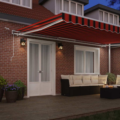 Tenda Retrattile Arancione e Marrone 500 × 350 cm - homemem39