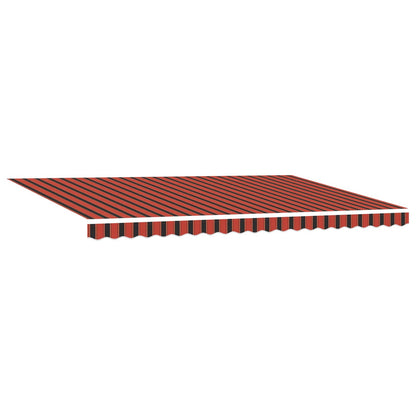 Tenda Retrattile arancione e marrone 500 ×350 cm Tessuto | homemem39