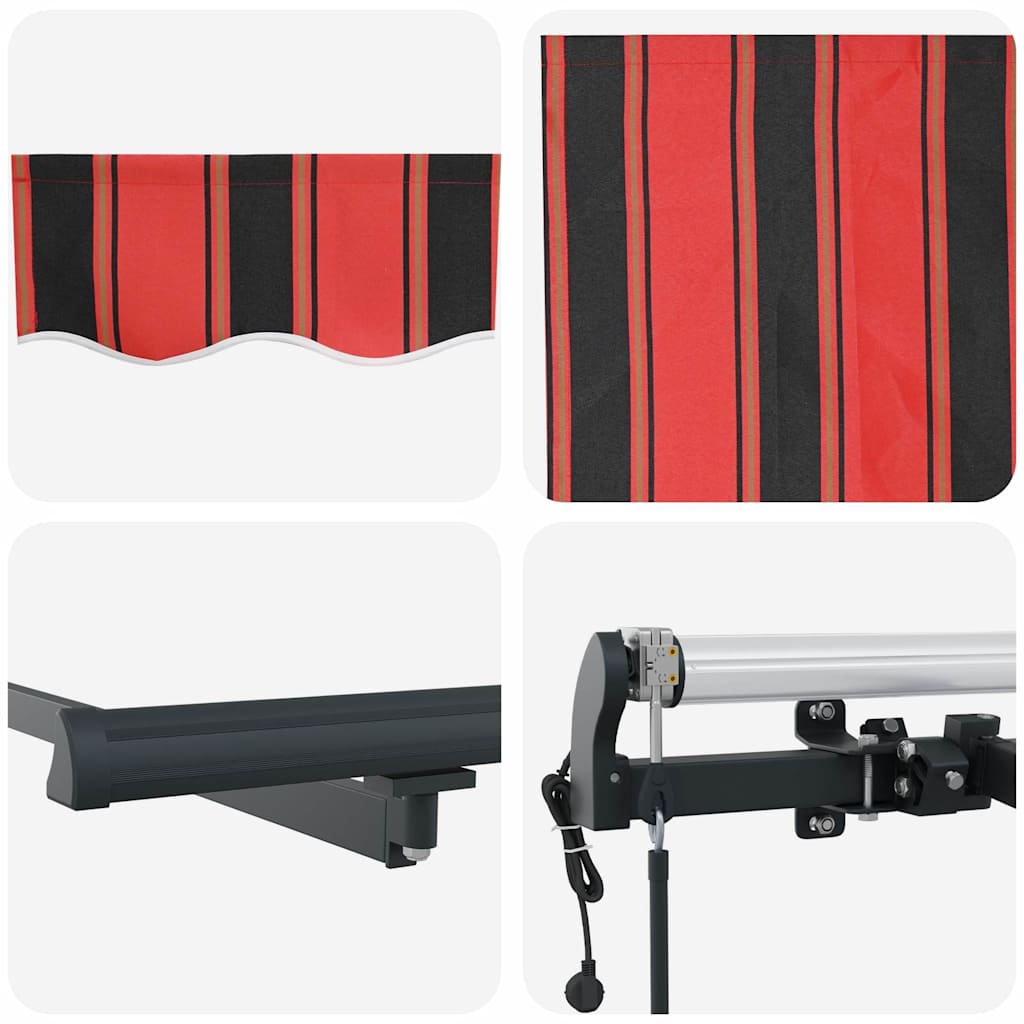 Tenda Retrattile arancione e marrone 500 ×350 cm Tessuto - homemem39