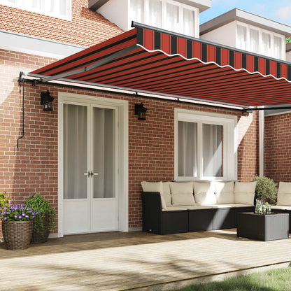 Tenda Retrattile arancione e marrone 500 × 350 cm | homemem39