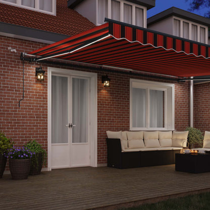 Tessuto per Tenda arancione e marrone 500 × 350 cm Poliestere | homemem39