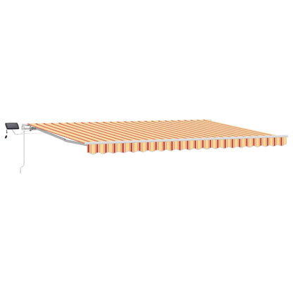 Tenda Retrattile con giallo e arancione 500 ×350 cm Tessuto - homemem39