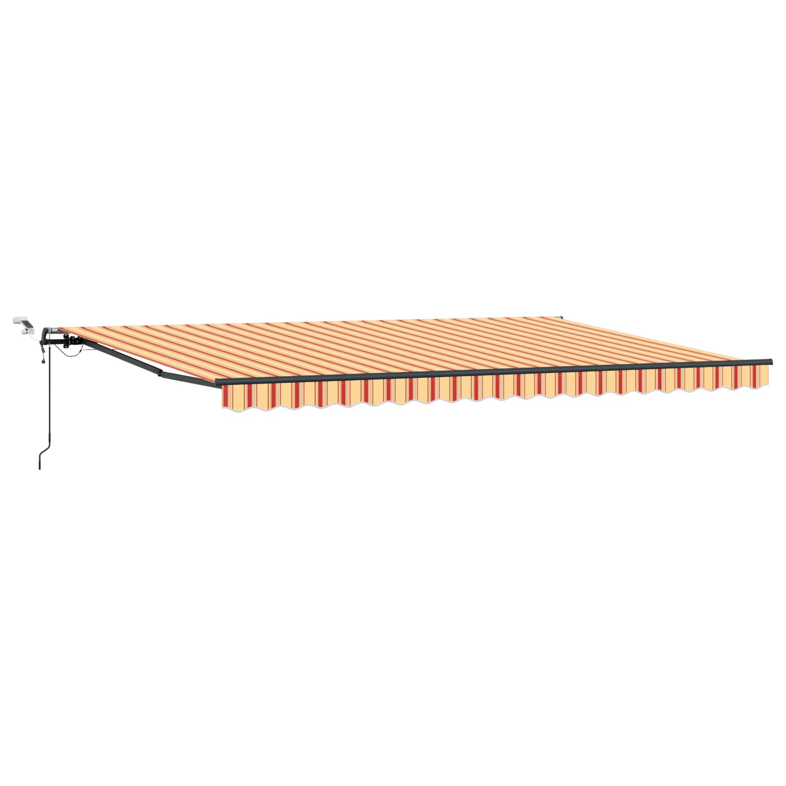 Tessuto per Tenda Giallo e Arancione 500 × 350 cm Poliestere | homemem39