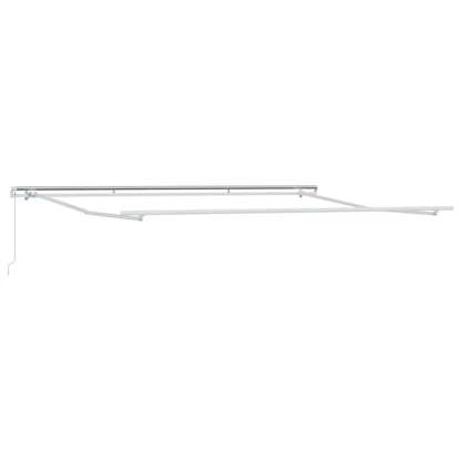 Tenda Retrattile Rosso e Bianco 500 × 350 cm | homemem39
