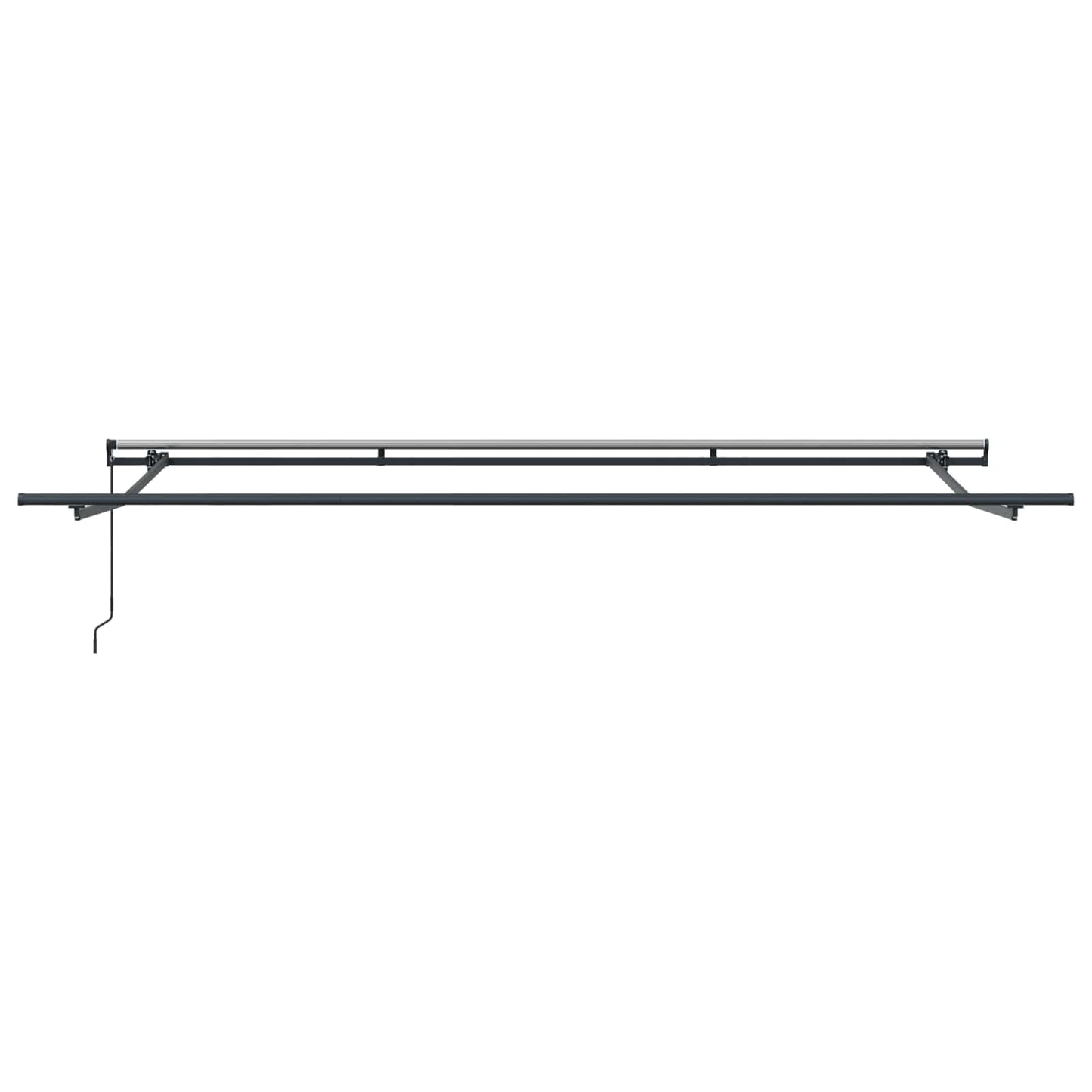 Tenda Retrattile Rosso e Bianco 500 × 350 cm | homemem39