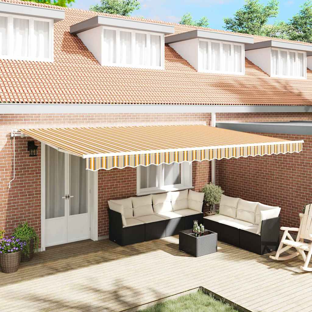 Tenda Retrattile 500 × 350 cm Multicolore - homemem39