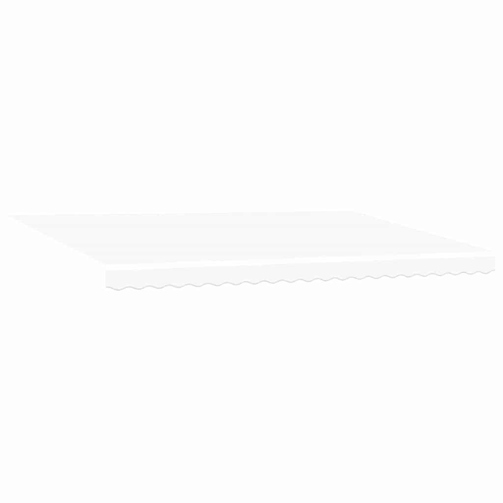 Tenda Retrattile Bianco 500 × 350 cm Poliestere e Alluminio | homemem39