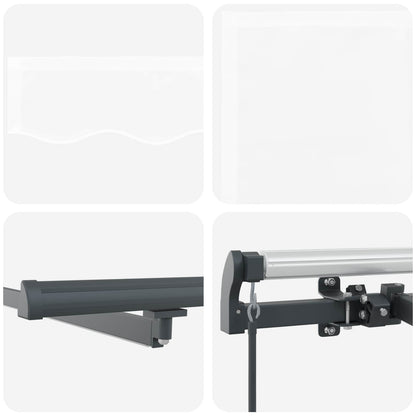 Tenda Retrattile Bianco 500 ×350 cm Tessuto | homemem39