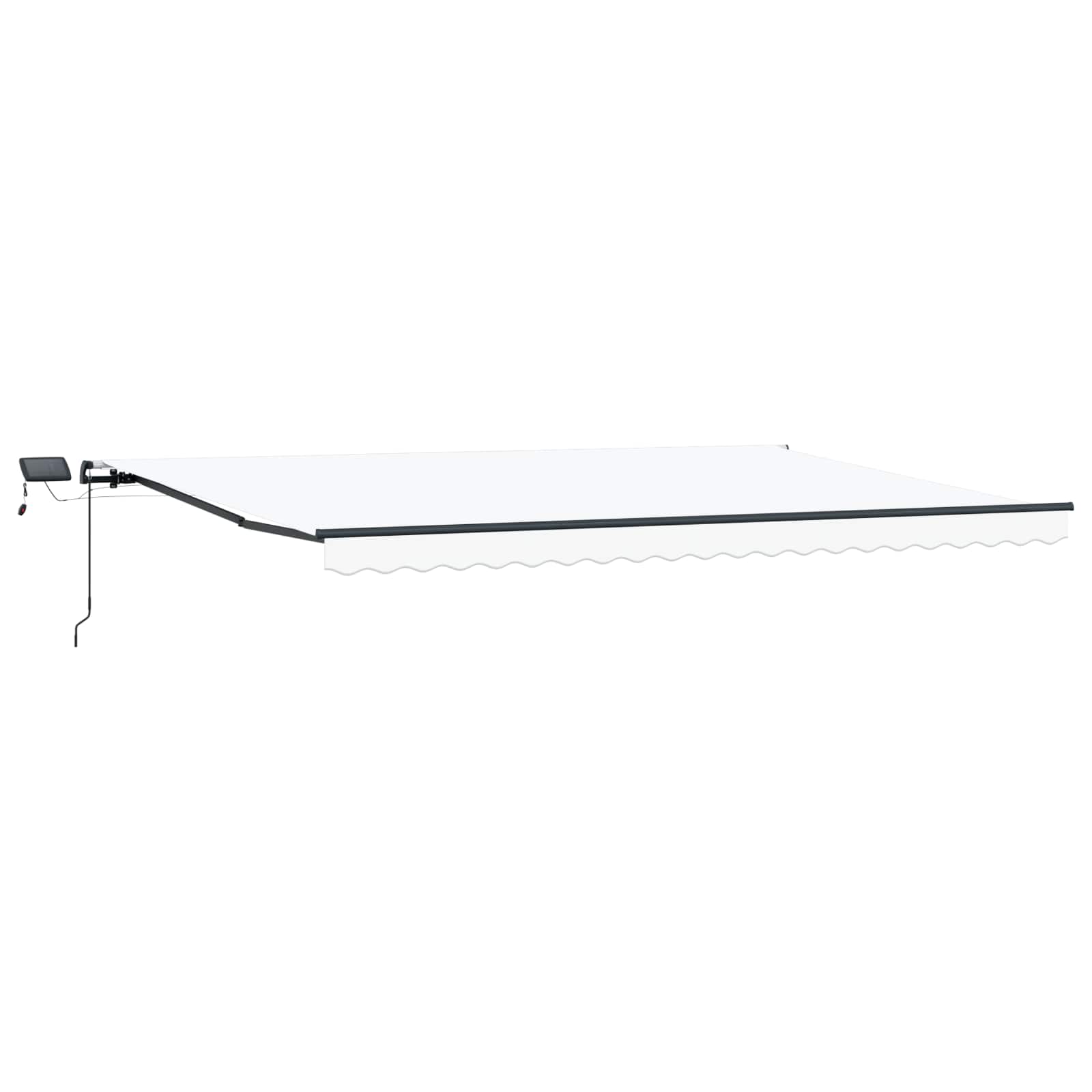 Tenda Retrattile Bianco 500 ×350 cm Tessuto | homemem39